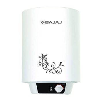 Bajaj New Shakti Neo 25L Vertical Storage Water Heater (Geyser 25 Litres) 4 Star BEE Rated Heater For Water Heating with Titanium Armour, Swirl Flow Technology, Glasslined Tank(White), 1 Yr Warranty