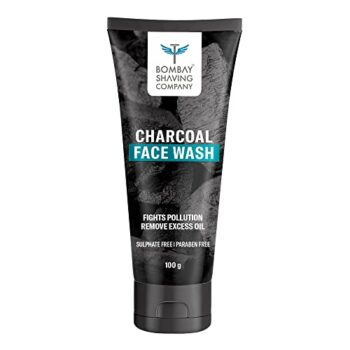 Bombay Shaving Company Charcoal Face Wash, Fights Pollution and Acne, Oil Control For Men & Women - 100g