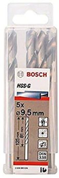 Bosch Professional Twist Drill 9.5 mm HSS-G 135 (5pack)