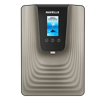 Havells Enticer Alkaline 100% RO & UV Purified Alkaline with 6.5 L Tank Capacity & 7 stages Water Prurifier (Black & Grey)