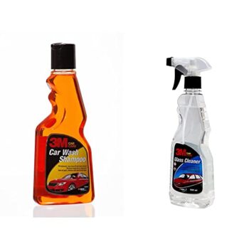 3M Car Shampoo (250ml) & 3M Glass Cleaner (500ml) Combo Pack